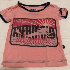 Kickee Pants Pink Mermaid Short Sleeve Tee